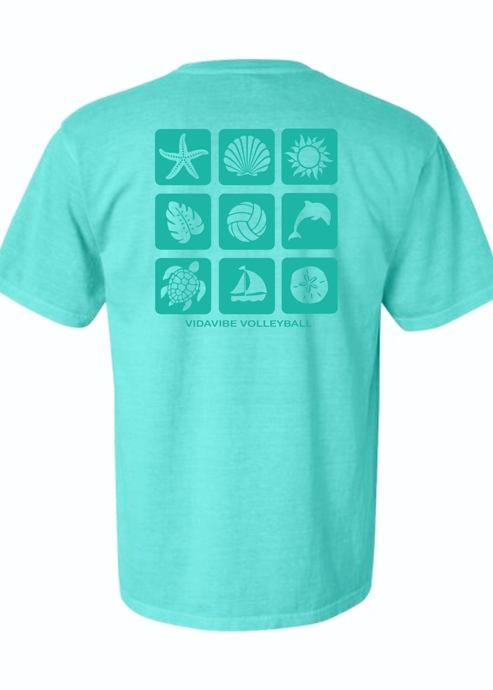 Teal Coastal Vibes Tee